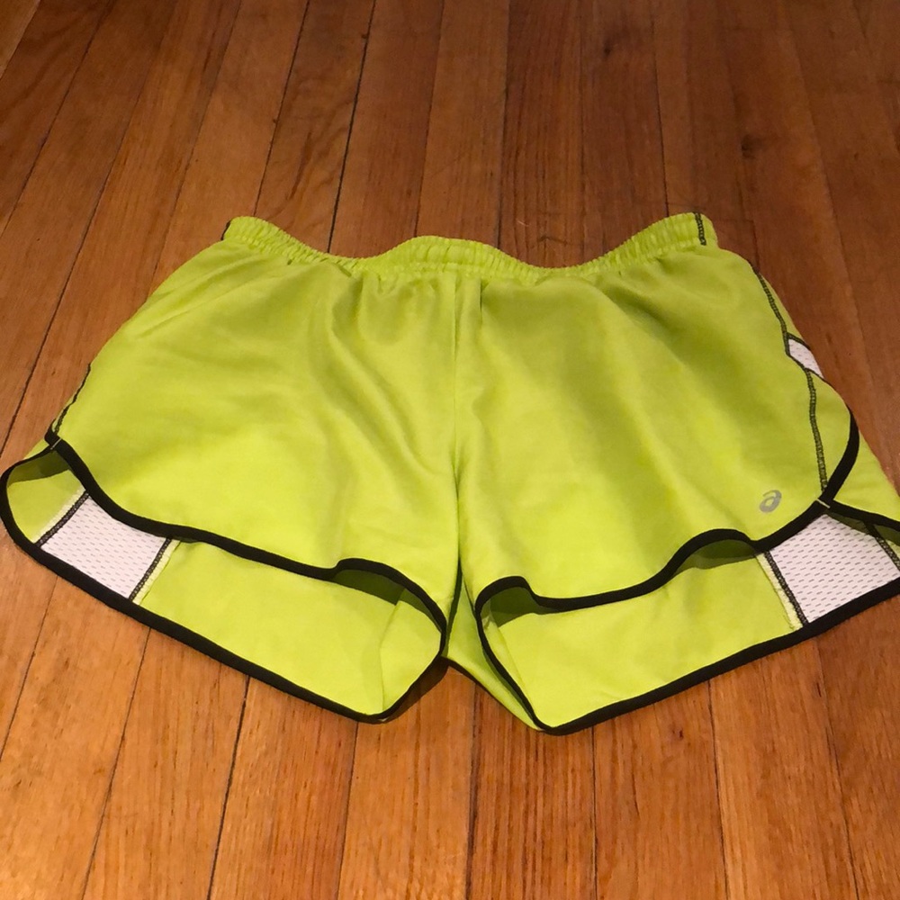 Asics track shorts